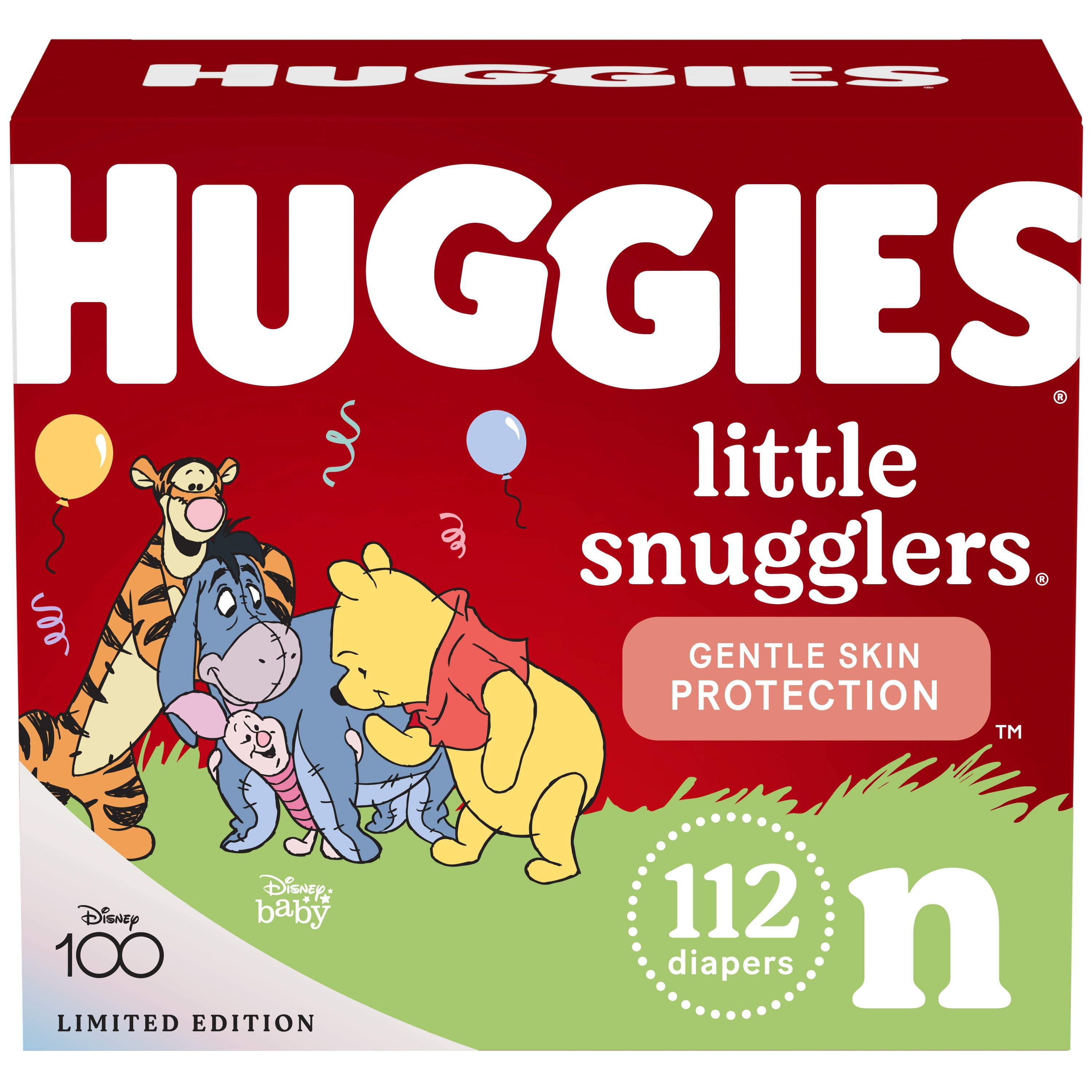 Huggies Little Snugglers Baby Diapers, Size Newborn, 112 Ct (Select for  More Options) 