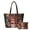 Christmas Snowman Pattern, variant on Sunflower Leaf Pattern Women's Quilted Bag, Polyester Purses and Handbags Set Portable Lightweight Quilted Shoulder Bags for Daily Use