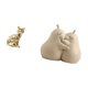thumbnail image 5 of Figura de escritorio,Estatua de gato en estante,escritorio,oficina,decoración del hogar,sujetalibros decorativos,Sujetalibros decorativos para oficina y hogar,libros, 5 of 8