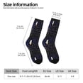 thumbnail image 2 of Pofeuu Physical Formulas Print Crew Socks, Adult Running Hiking Socks for Youth and Adult, 2 of 6