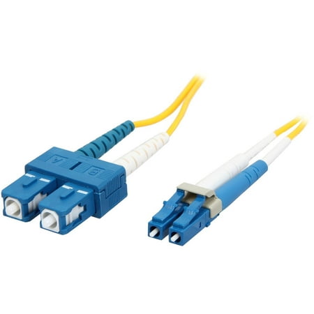 UPC: 0757120299202 | C2G 29920 OS2 Fiber Optic Cable – LC-SC 9/125 Duplex Multimode PVC Fiber Cable  Yellow (9.8 Feet  3 Meters)
