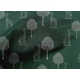 thumbnail image 4 of oneOone Organic Cotton Voile Fabric Tree & Giraffe Block Print Fabric By Yard 42 Inch Wide, 4 of 4