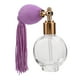thumbnail image 4 of Botella del pulverizador de bomba de perfume recargable con borla, atomizador de vidrio pequeño para viajar a la vintage para el polvo del cuerpo y la herramienta de maquillaje portátil de fragancia, 4 of 5