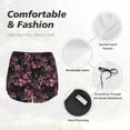 thumbnail image 4 of Daiia Orchids Flowers Pattern Women's 2 in 1 Running Shorts - Lightweight Athletic Workout Gym Yoga Shorts Liner with Phone Pockets-Large, 4 of 7