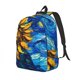 thumbnail image 1 of Disketp Sunflower Starry Night Vibes print Canvas Backpack Lightweight Travel Daypack Student Rucksack Laptop Backpack-, 1 of 5