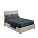 thumbnail image 1 of Juego de ropa de cama para el hogar Sábana de cama Funda de colchón Funda de almohada Juego de ropa de cama de poliéster de color sólido, gris oscuro, gemelo, 3pcs / set AweSitey HA6267-01B, 1 of 7