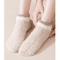 thumbnail image 4 of Fuzzy Bed Socks for Women - Thermal Fleece Lined with Gripper Non-Skid Soles, 4 of 5
