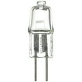 thumbnail image 2 of SUNLITE 20w 12v Single Ended T3.5 GY6.35 Bi-Pin Clear 3200K Halogen Lamp, 2 of 2