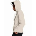 thumbnail image 3 of Champion Mens Powerblend Hooded Sweatshirt, 3XL, Sand, 3 of 3