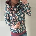 thumbnail image 5 of Palato Women's Plus Size Tops,Women Sexy Crop Floral Stripe Printed Splicing Workout Outwears Long Sleeve V-Neck Hoodies Sweatershirt Casual Fall Blouse Tops, 5 of 8