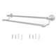 thumbnail image 5 of Toallero de baño doble, toallero de baño, toallero de pared de aluminio, toallero de pared diseñado para profesionales, 5 of 12