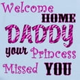 thumbnail image 2 of CafePress - Welcome Home Daddy Infant Bodysuit - Baby Light Bodysuit, Size Newborn - 24 Months, 2 of 4
