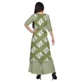 thumbnail image 5 of Moomaya V Neck Printed Kurta And Palazzo Pant Set Ethnic Wear Dress For Women, 5 of 6