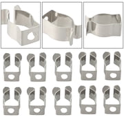 10pcs Spring Terry Clips Open Type Spring Steel Tool Clips Heavy Duty