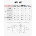 thumbnail image 5 of ANLIQI Women's 100% Cotton Pajama Set Button Down Sleepwear Short Sleeve Shirt and Long Pants Soft ladies Lounge Sets(Hot Pink,L), 5 of 7