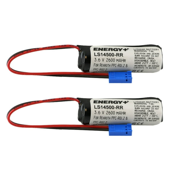 2x 3.6V 2600mAh LS14500-RR Li Battery fits SUP-E01-PCP-R PPC-R01.2 PPC-R02.2