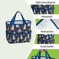 thumbnail image 4 of Garden Tool Bag,Siberian Husky Garden Tool Organizer,Garden Gifts,Waterproof Multi-Pocket Garden Tool Storage 11.8x5.5x11.4 Inch(Tools NOT Included), 4 of 6