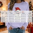 thumbnail image 4 of Jsaierl Women's Christmas Sweatshirts Funny Snowman Graphic Sweatshirt Party Work Pullover Crewneck Holiday Long Sleeve Tops S-2XL, 4 of 7