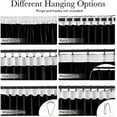 thumbnail image 3 of Blackout Velvet Curtains 90 inches Thermal Insulated Privacy Drapes for Bedroom Light Control & Privacy Perfect for Theater Living Room Sliding Door, W62 x L90, 2 Panels, 3 of 8