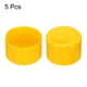 thumbnail image 2 of Uxcell 5Pcs Tapones de goma 75mm(3 pulgadas) ID Cubierta de tubo redondo de vinilo Tapón de tornillo Protectores de rosca Amarillo, 2 of 6