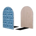 thumbnail image 2 of Naloa Shell 2 Pcs Bookend Large Capacity Office Book Ends for Home Office Library School Study Decoration, 2 of 8