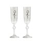 thumbnail image 1 of Copas de champán con forma de bailarina, 2 piezas de copas de champán de patas altas, capacidad de 6,09 oz for enviar a hermanas y hermanas a fiestas, 1 of 5