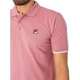 thumbnail image 4 of Fila Custom Tipped Basic Polo Shirt, Pink, 4 of 5
