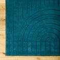 thumbnail image 6 of Mark&Day Wool Rugs, 9x12 Mankato Modern Dark Teal Area Rug, Deep Teal Carpet for Living Room, Bedroom or Kitchen (9' x 12'), 6 of 7