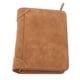 thumbnail image 5 of Monedero vintage con cremallera, diseño de tres pliegues, ranura para varias tarjetas, cartera corta para hombre, bolso para regalo, uso diario, marrón, 5 of 15