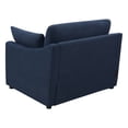 thumbnail image 6 of Destino Cushion Back Power Recliner Midnight Blue, 6 of 8