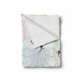 thumbnail image 2 of Spider Web Soft Flannel Fleece Throw Blanket, Colorful Networks and Characters Tile Design Graphic Art Abstract Insects, Cozy Plush for Indoor and Outdoor Use, 50" x 60", Multicolor, by Ambesonne, 2 of 6