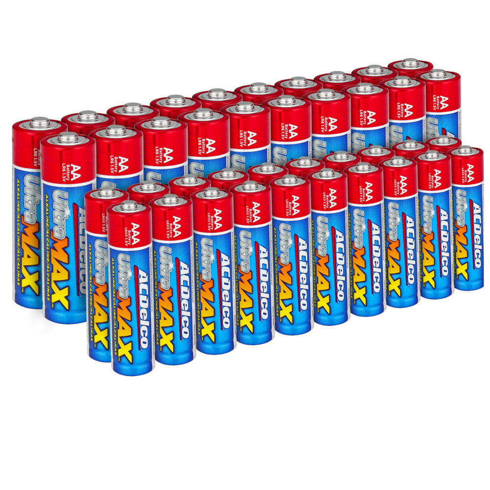 ACDelco AA and AAA Batteries UltraMAX Premium Alkaline Battery, 20