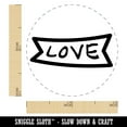 thumbnail image 2 of Love Banner Self-Inking Rubber Stamp Ink Stamper - Green Ink - Mini 1/2 Inch, 2 of 7