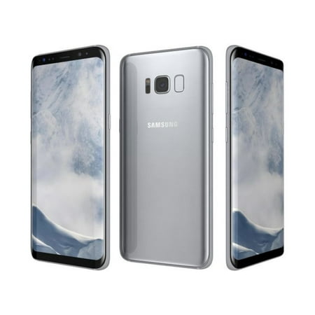 Pre-Owned Samsung Galaxy S8+, AT&T Only 64GB, Silver, 6.2 in (Refurbished: Good)