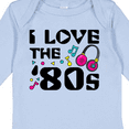 thumbnail image 4 of Inktastic I Love the '80s-musical Notes Boys or Girls Long Sleeve Baby Bodysuit, 4 of 5