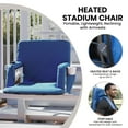 thumbnail image 3 of Flash Furniture Malta Fabric Reclining Stadium Chair with Heated Back & Seat Blue (FVFA090HHBL), 3 of 9