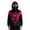 Wine, variant on Hoodies For Men Full Zip Up Face Cover Hoodie Unisex Spiderweb Graphic Novelty Sweatshirt Outerwear with Pockets
