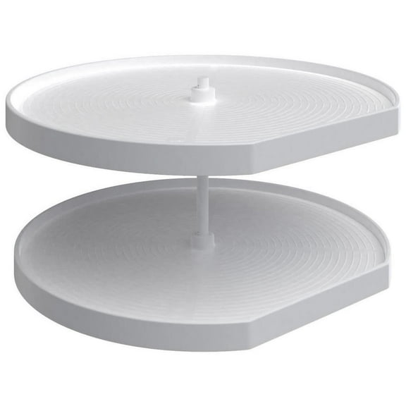 Rev-A-Shelf Ld-2262-32Bm-1 Lazy Daisy Polymer Double 2 Tier 32" D Shaped Bottom Mount