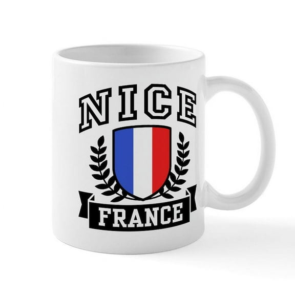 CafePress - Nice France Mug - 11 oz Ceramic Mug - Novelty Coffee Tea Cup