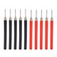 thumbnail image 4 of Test Probe Pin Red Black DIY Screw Connection Universal Multimeter Test Lead Needle for Circuit, 4 of 5