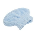thumbnail image 4 of Unique Bargains 1 Pc Comfortable Bow Hair Towel for Bathroom Hotel Coral Fleece Blue, 4 of 5