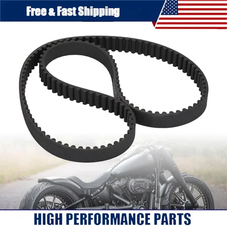Aniceparthy 40022-91  Harley Davidson Sportster 883 1200 Hugger 1200 128T 1 1/8IN Rear Drive Belt XL XLH 1200C 883C 1200S 1991-2003, Drive Belt Replace 40022-91