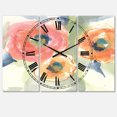 thumbnail image 1 of Horloge Murale Multipanel Traditionnelle Designart'multicolor Buttercup Ii, 1 of 4