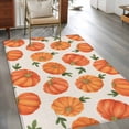thumbnail image 2 of Area Rugs for Living Room Bedroom, Thanksgiving Fall 4'x6' Rug Washable Carpet Runner Indoor Outdoor, Farmhouse Autumn Orange Pumpkin Non Slip Accent Floor Mats Rug for Kitchen, Office, 2 of 8