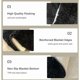 thumbnail image 4 of Simulated 8 Ball Billiard Mat, Eight Ball Rug, Black Round Non-Slip Bathroom Mat（80 x 80 cm）, 4 of 4