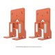 thumbnail image 3 of Juego de 2 plantillas para bisagras de puertas de armario, ayuda de alineación, herramienta de carpintería portátil profesional, ayuda de montaje para, 3 of 9