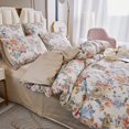 thumbnail image 1 of King Size 3pcs Funda Nórdica Set Farmhouse Garden Shabby Romantic Rose Flower, 1 of 9