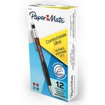 Paper Mate Comfort Mate Ultra Mechanical Pencils, 0.7mm, HB #2, Assorted Colors, 12 Count