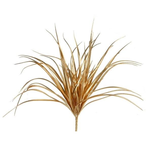 Northlight Glittered Artificial Grass Christmas Spray - 19" - Gold