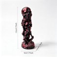 thumbnail image 3 of Qjidjing Halloween Skeleton Figurine, Desktop Ornament, 12cm Resin Plastic Build, Three Skeleton Set, Tabletop Display, Mantel Shelf, Spooky Indoor Decor, 3 of 7